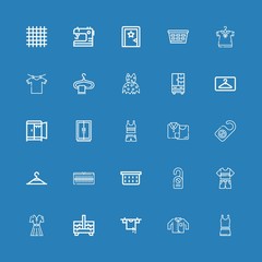 Editable 25 hanger icons for web and mobile