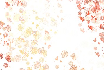 Fototapeta premium Light Red vector texture with abstract forms.