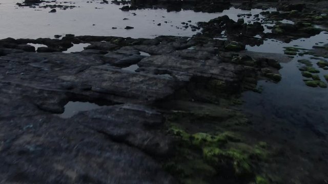 this is a footage of bay in Japan by dji drone. it was sunst and very nice color of ocean and sky.