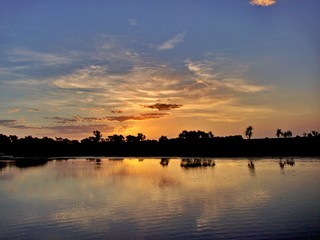 Fototapeta na wymiar Sonnenuntergang im Kakadu National Park
