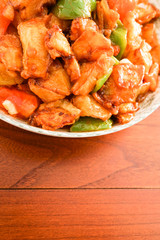 Braised eggplant，Chinese food.