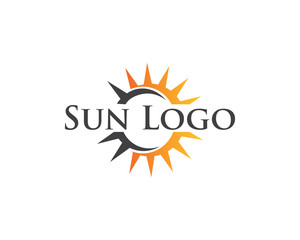 Sun Logo Icon Design Vector