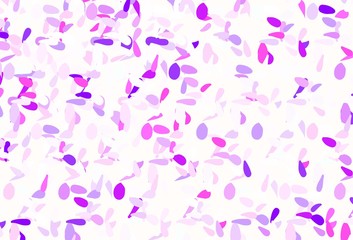 Light Pink, Blue vector texture with disks.