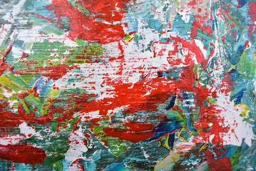 Abstract art, colorful oil paintings on canvas are beautiful, modern art Contemporary art. 