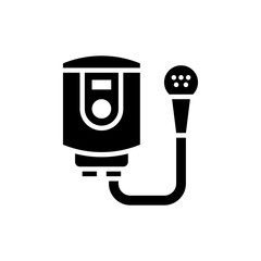 Water Heater vector icon Glyph Illustration