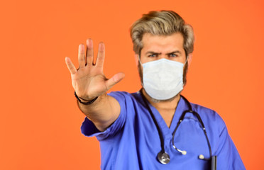 Stop epidemic. Virus concept. Epidemic infection. Critical number or density of susceptible hosts....