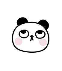 Cute little Panda children's illustration