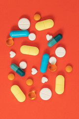 Prescription antibiotic drug medication pills and capsules