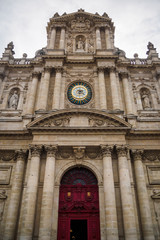 Fototapeta premium Facade of St Paul Church - Paris, France