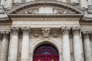 Columns of the Saint Paul Church - Paris, France