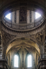 Dome inside the Saint Paul Church - Paris, France