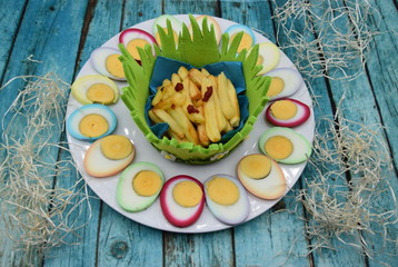 Oeufs et frites