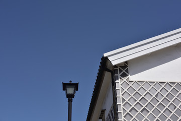 日本の岡山県倉敷市下津井の古くて美しい建物