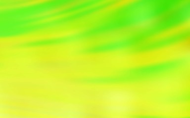 Light Green, Yellow vector background with wry lines. Shining colorful illustration in simple style. Brand new design for your ads, poster, banner.