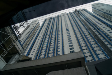 Fototapeta premium A busy block in Manila