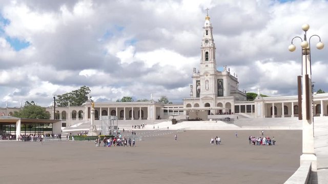 F&aacute;tima sanctuary, basilica of our lady of the rosary, portugal