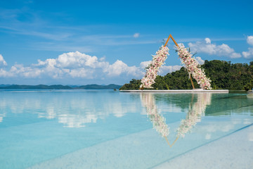 Arch for a wedding ceremony