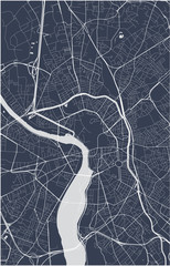 map of the city of Toulouse, France