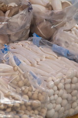 Pilze auf einem asiatischen Markt