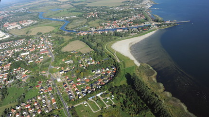 Greifswald-Wieck, Baustelle Sperrwerk 2014