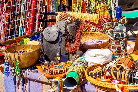 Merchandise Gypsy Market Fuseta Algarve Portugal