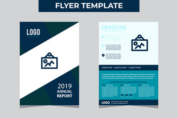 2 sided corporate flyer template