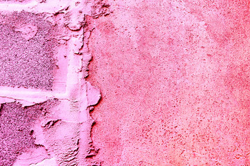 Texture of a concrete wall with cracks and scratches which can be used as a background