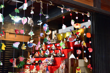 日本の岡山県倉敷下津井のひな祭り