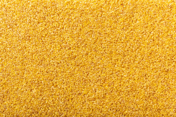 Bulgur cereal texture (processed wheat)