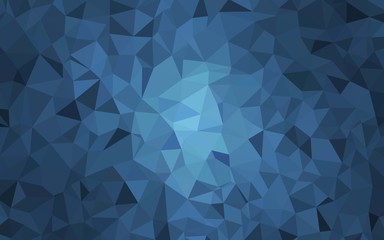 Light BLUE vector gradient triangles pattern. Triangular geometric sample with gradient.  Best triangular design for your business.