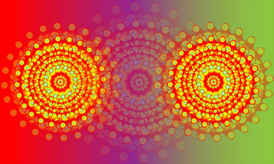 illustration image graphic of abstract background. Circular ornament design element. Modern Decorative floral color mandala