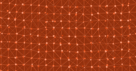 Low Polygonal Mesh computation Art background illustration © vector_master