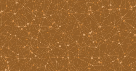 Low Polygonal Mesh computation Art background illustration © vector_master