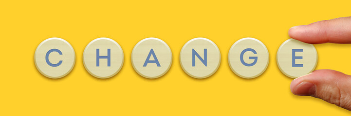 word change conceptual image