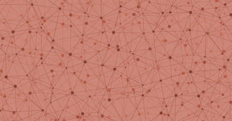 Low Polygonal Mesh computation Art background illustration © vector_master