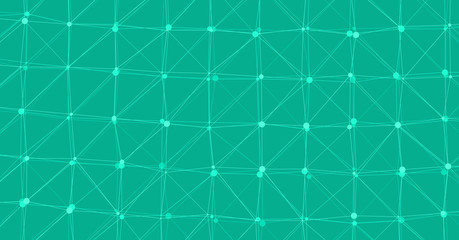 Low Polygonal Mesh computation Art background illustration © vector_master