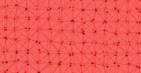 Low Polygonal Mesh computation Art background illustration © vector_master