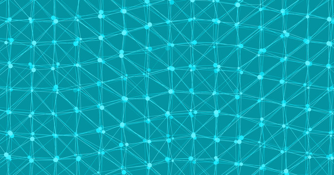 Low Polygonal Mesh computation Art background illustration