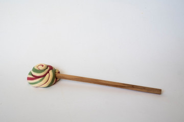 sugar candy on a wooden stick