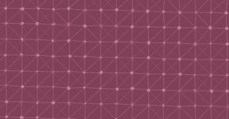 Low Polygonal Mesh computation Art background illustration © vector_master