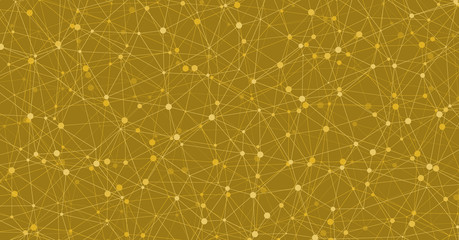 Low Polygonal Mesh computation Art background illustration © vector_master