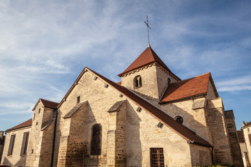 Fototapeta premium Church, Neuville-sur-Seine, France