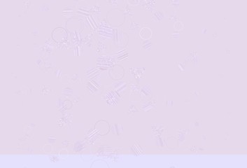Light Purple vector backdrop with lines, circles.
