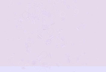 Light Purple vector backdrop with lines, circles.