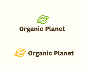 Organic Planet Original Graphic Symbol