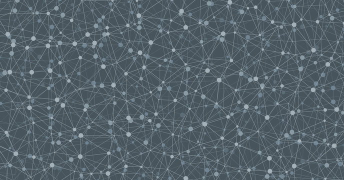 Low Polygonal Mesh computation Art background illustration