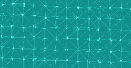 Low Polygonal Mesh computation Art background illustration © vector_master