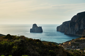 Pan di Zucchero faraglione, Masua, Sardinia, Italy
