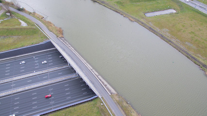 Aqueduct in Muiden, The Netherlands