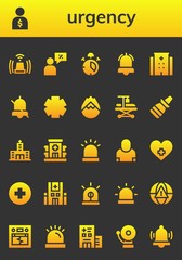 urgency icon set